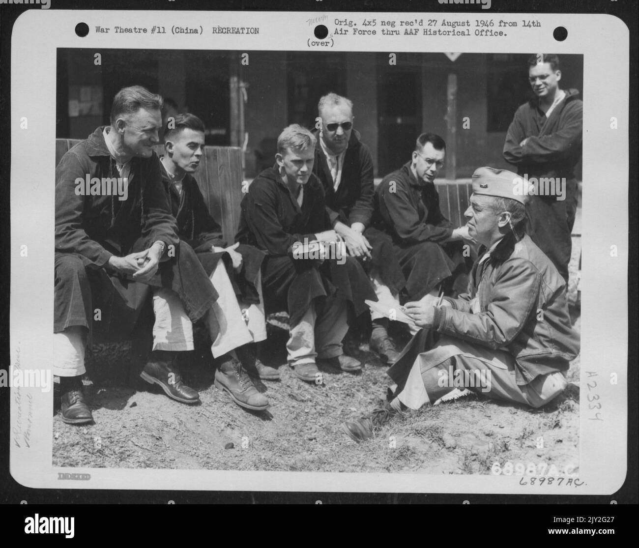 Fourteenth Air Force Headquarters, China -- Don Barclay, Famous Artist