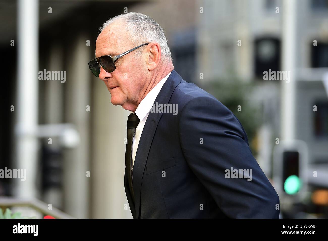 Chis Dawson arrives at Downing Centre Local Court in Sydney, Thursday