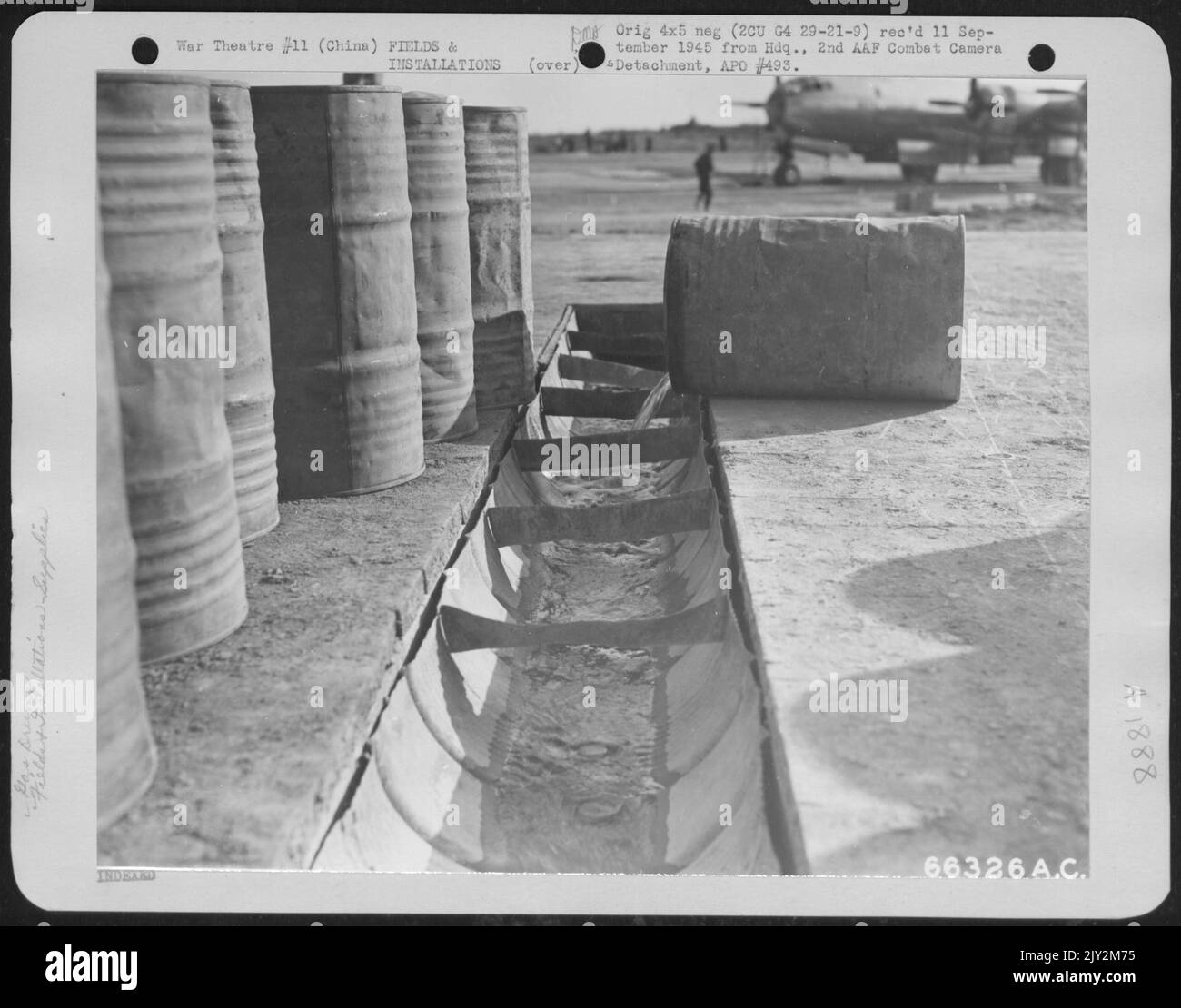 Gas Flowing Out Of A Gas Drum And Pouring Into The Storage Tank Stock