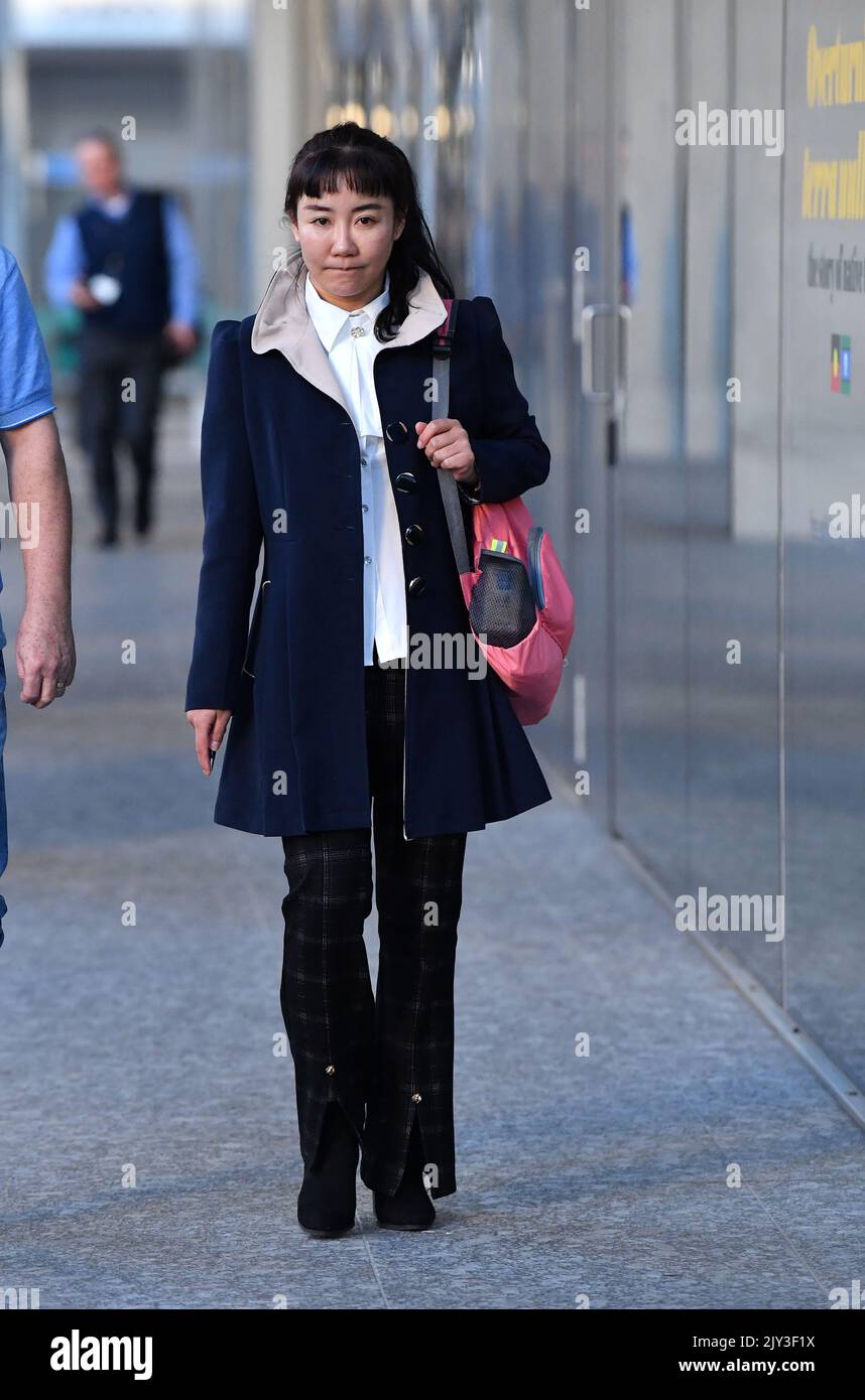 Yutian Li is seen leaving the District Court in Brisbane, Tuesday, July ...