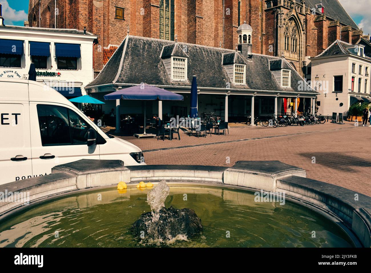 Amersfoort's historic center in summer Stock Photo