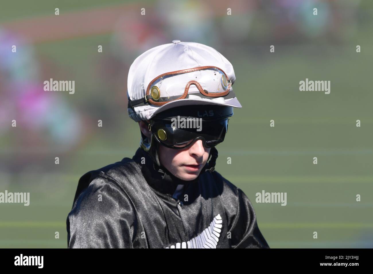 Jockey Robbie Dolan returns to scale after riding Bangkok to victory in