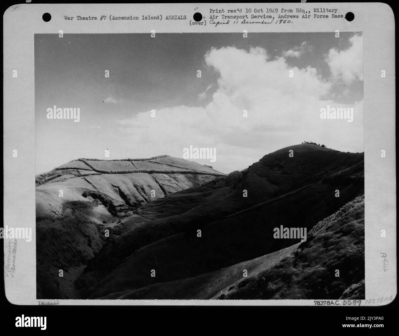 View From Green Mountain, Ascension Island Stock Photo Alamy