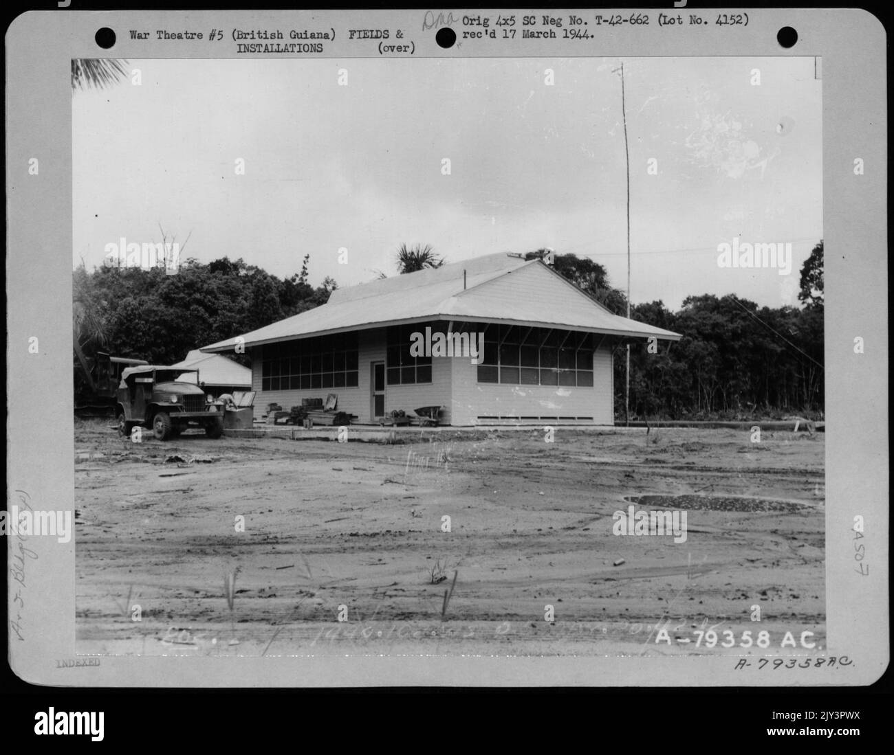 Transmitter Building At Atkinson Field, British Guiana. 20 May 1942