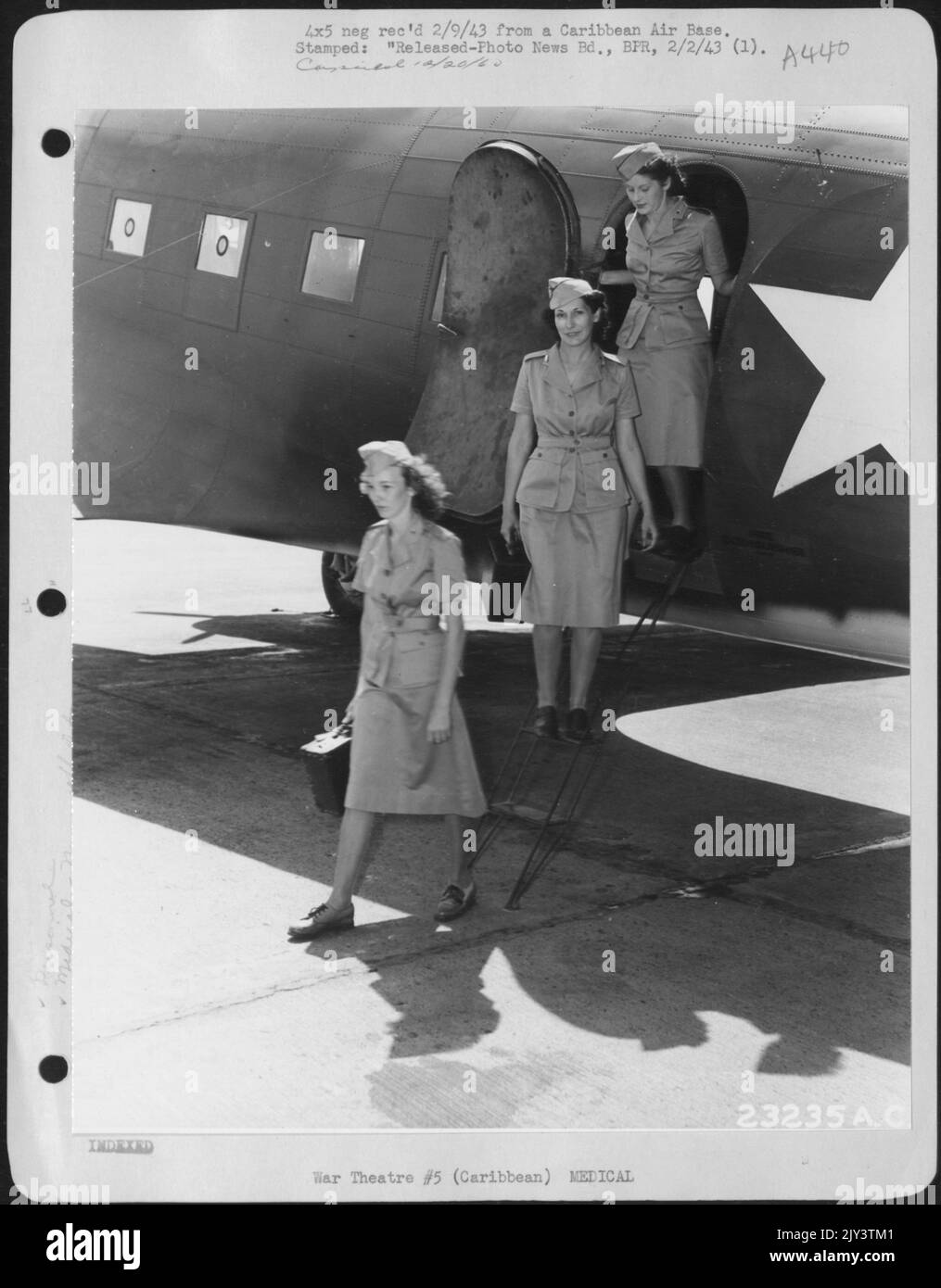 Air Base in the Caribbean. Nurse Lt. Jane Jordan, New Glasgow, Va