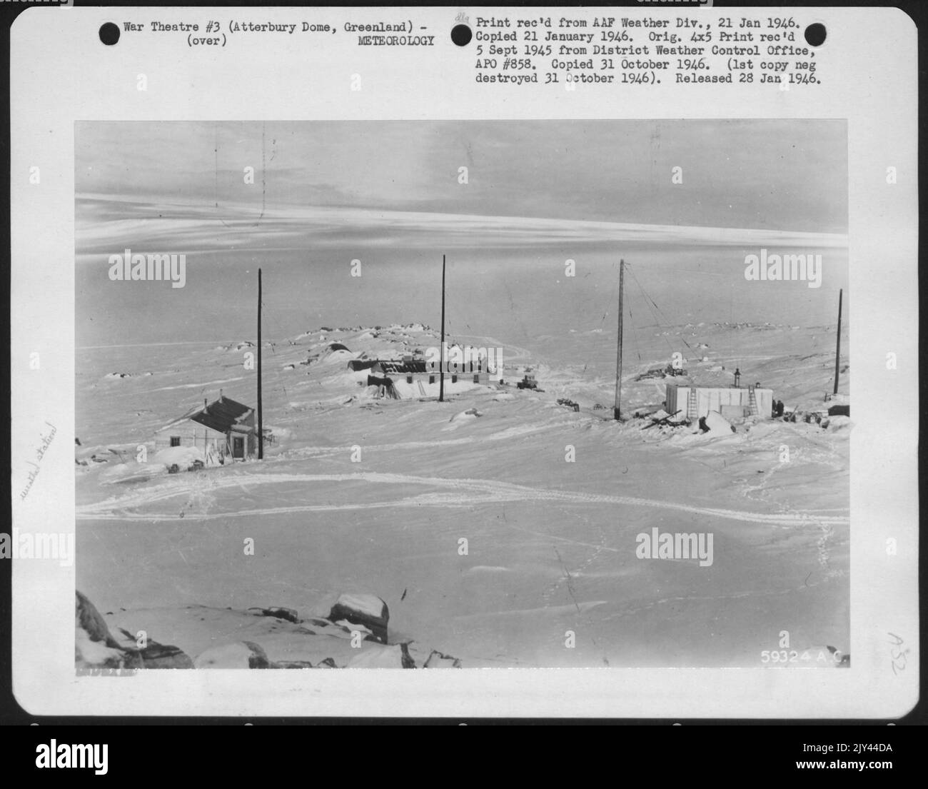 Weather Quarters, Mess Hall And Radio Station At Atterbury Dome