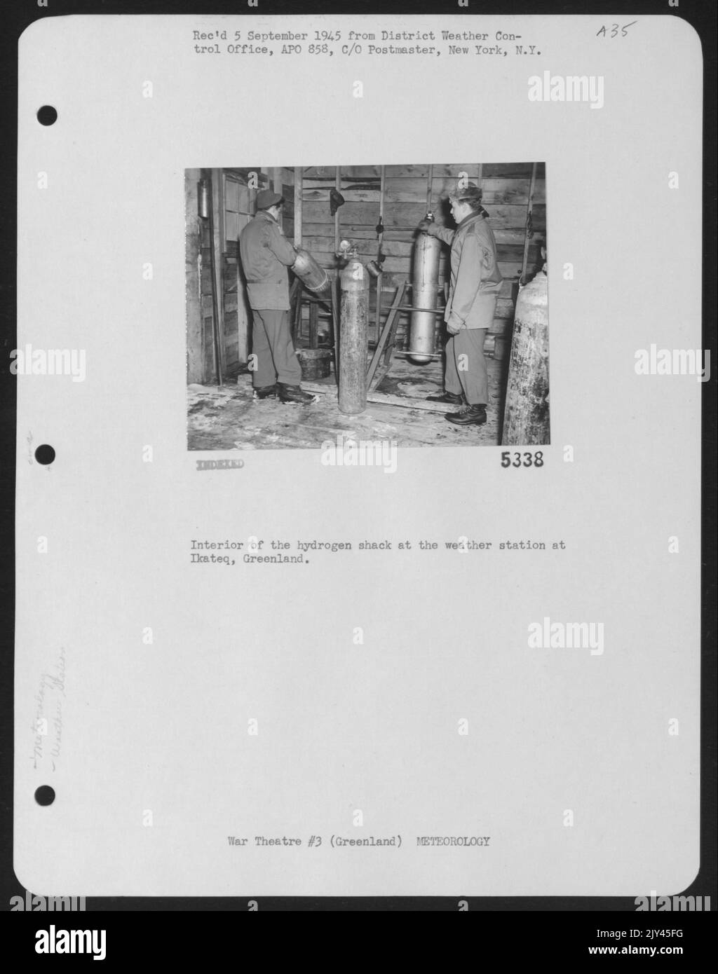 Interior Of The Hydrogen Shack At The Weather Station At Ikateq