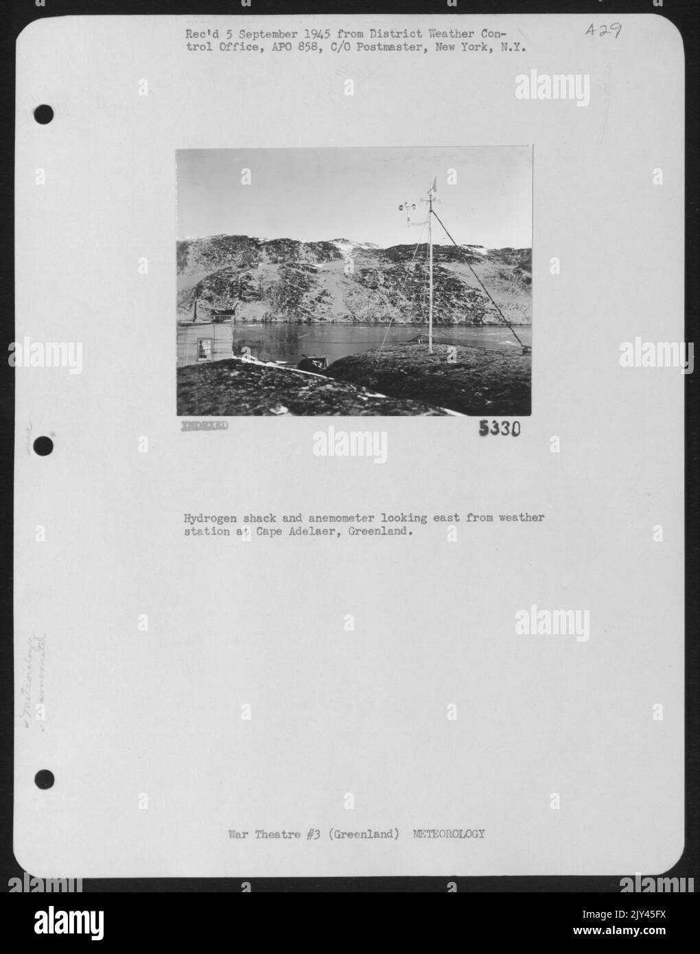 Hydrogen Shack And Anemometer Looking East From Weather Station At Cape