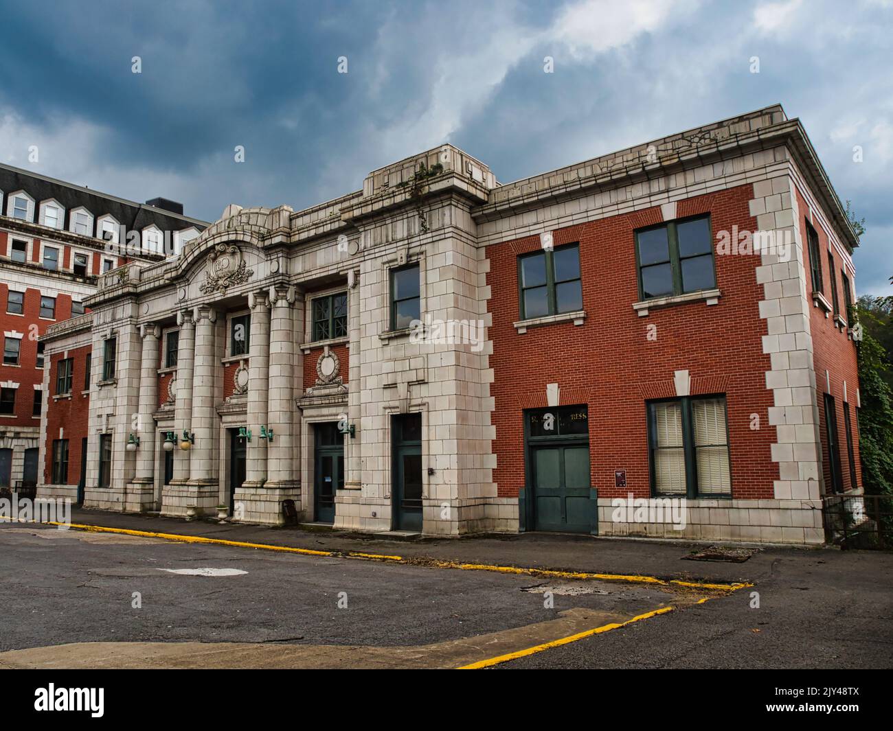 Abandoned B & O railroad terminal in Grafton WV Stock Photo Alamy
