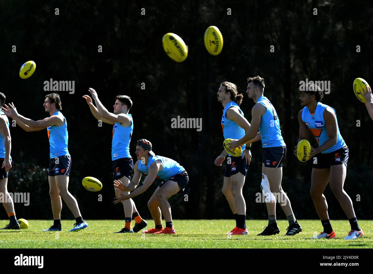 Gws Training GWS Giants training at the Giants WestConnex Centre training facility ...