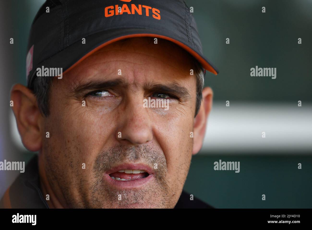 GWS Giants coach Leon Cameron during a training session at the Giants ...
