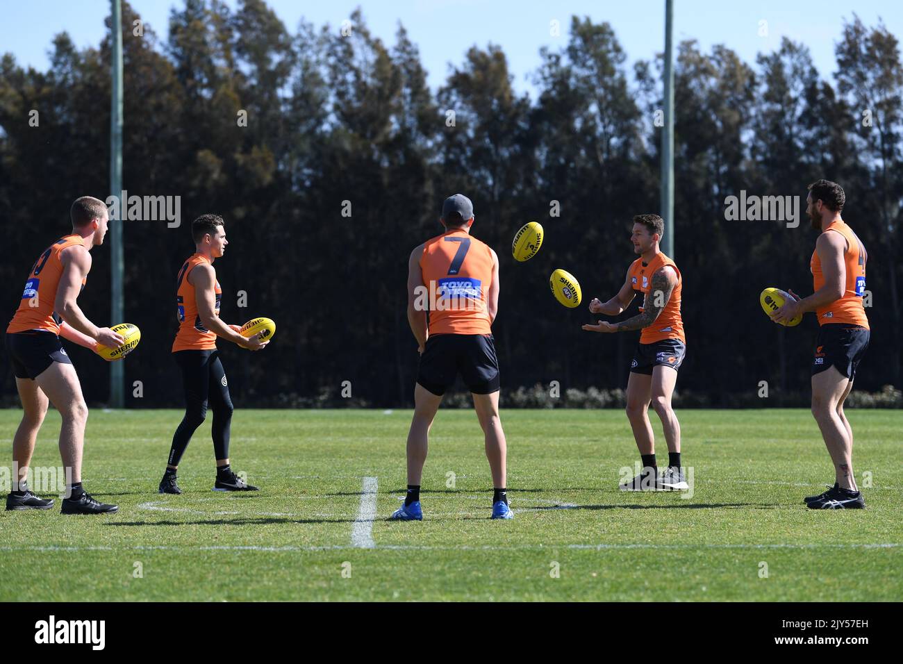 Gws Training GWS Giants during their final training run at the Giants Westconnex ...