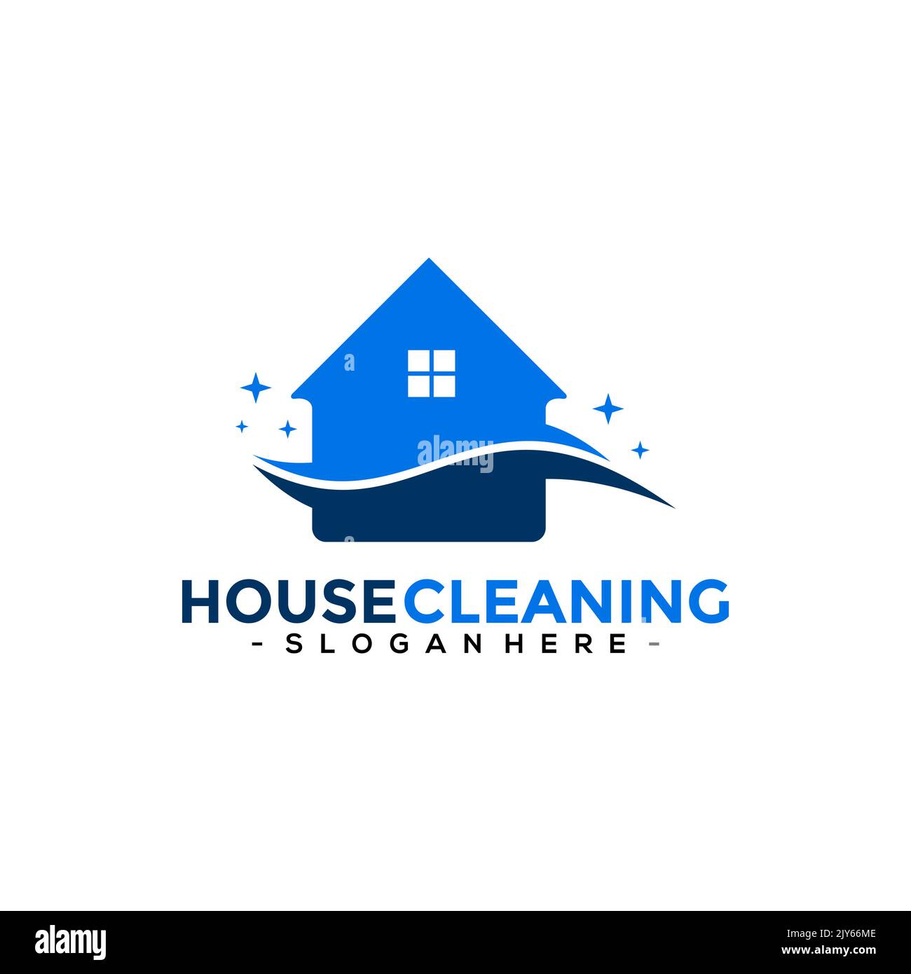 House Cleaning Service logo vector combination. Creative cleaning logo