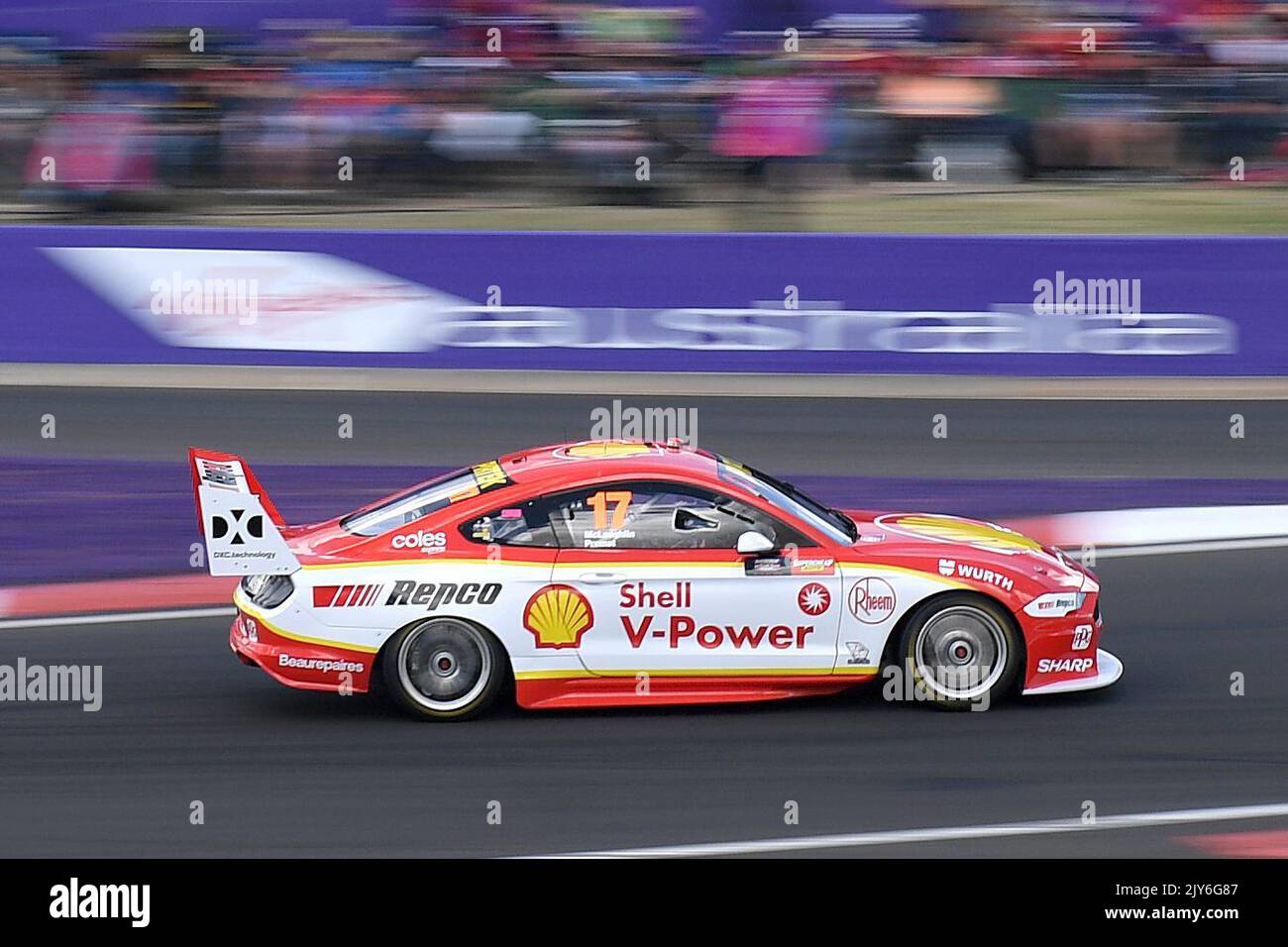 shell v-power racing team scott mclaughlin 'back to... Scott McLaughlin in the Shell V-Power Racing Team Ford during the 2019 ...