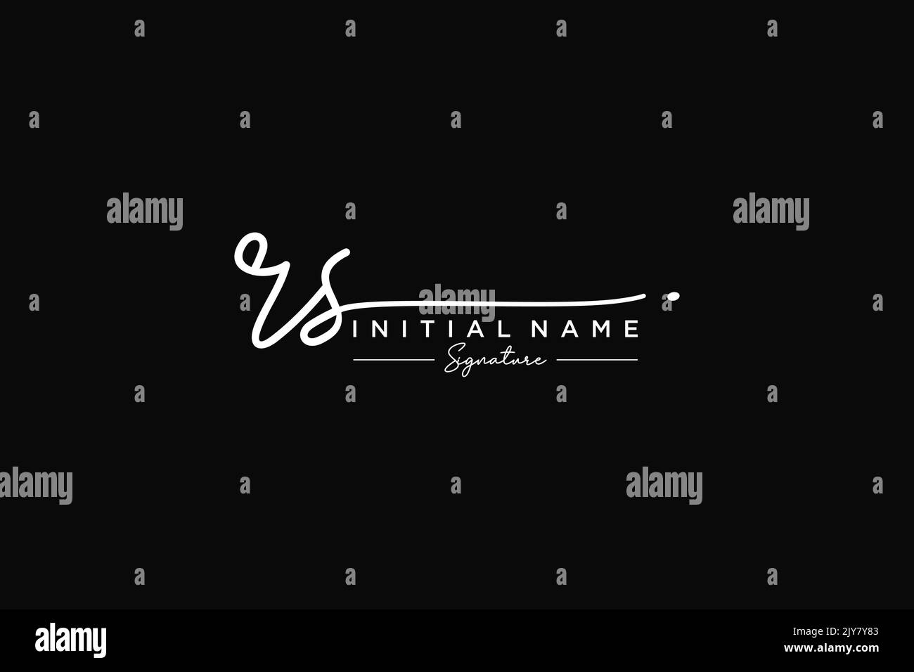 Rs signature hi-res stock photography and images - Alamy