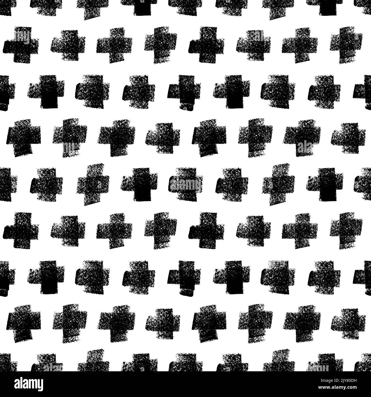 Multiple Crosses Pattern Seamless pattern with crosses of different sizes Stock Vector Image ...