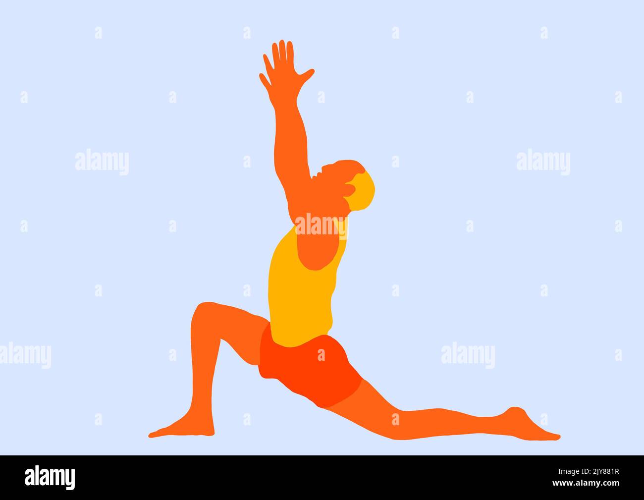 Yoga Pose Second Chakra Illustration Stock Photo Alamy yoga-pose-second-chakra-illustration-stock-photo-alamy