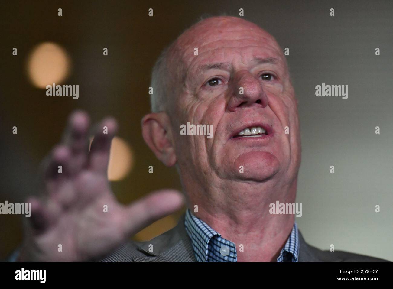 World Vision Australia Chief Advocate Tim Costello at a press ...