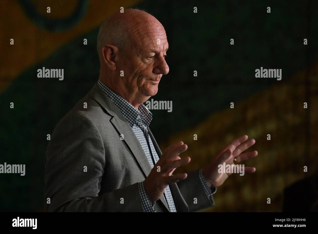World Vision Australia Chief Advocate Tim Costello at a press ...
