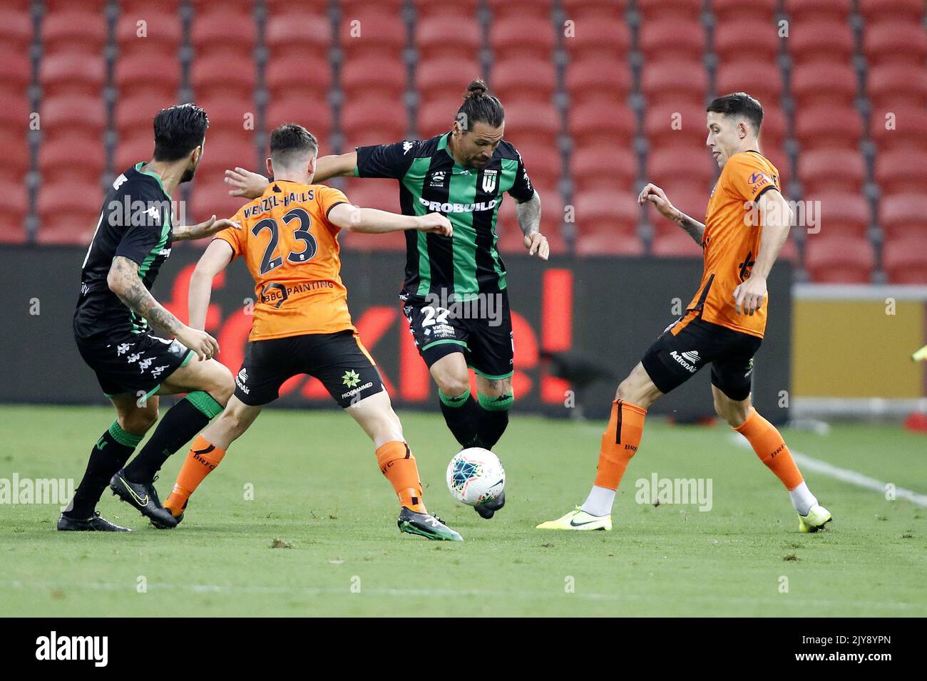 Ersan Gulum of United during the Round 10 ALeague match between the