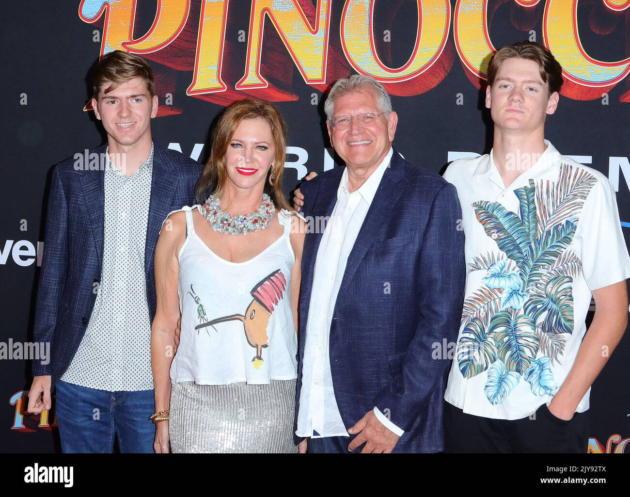 Robert Zemeckis, Leslie Zemeckis arrives at The Disney Pinocchio World