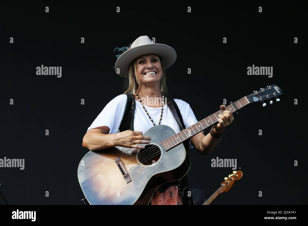 Kasey Chambers during Cold Chisel's The Blood Moon Tour 2020 concert at