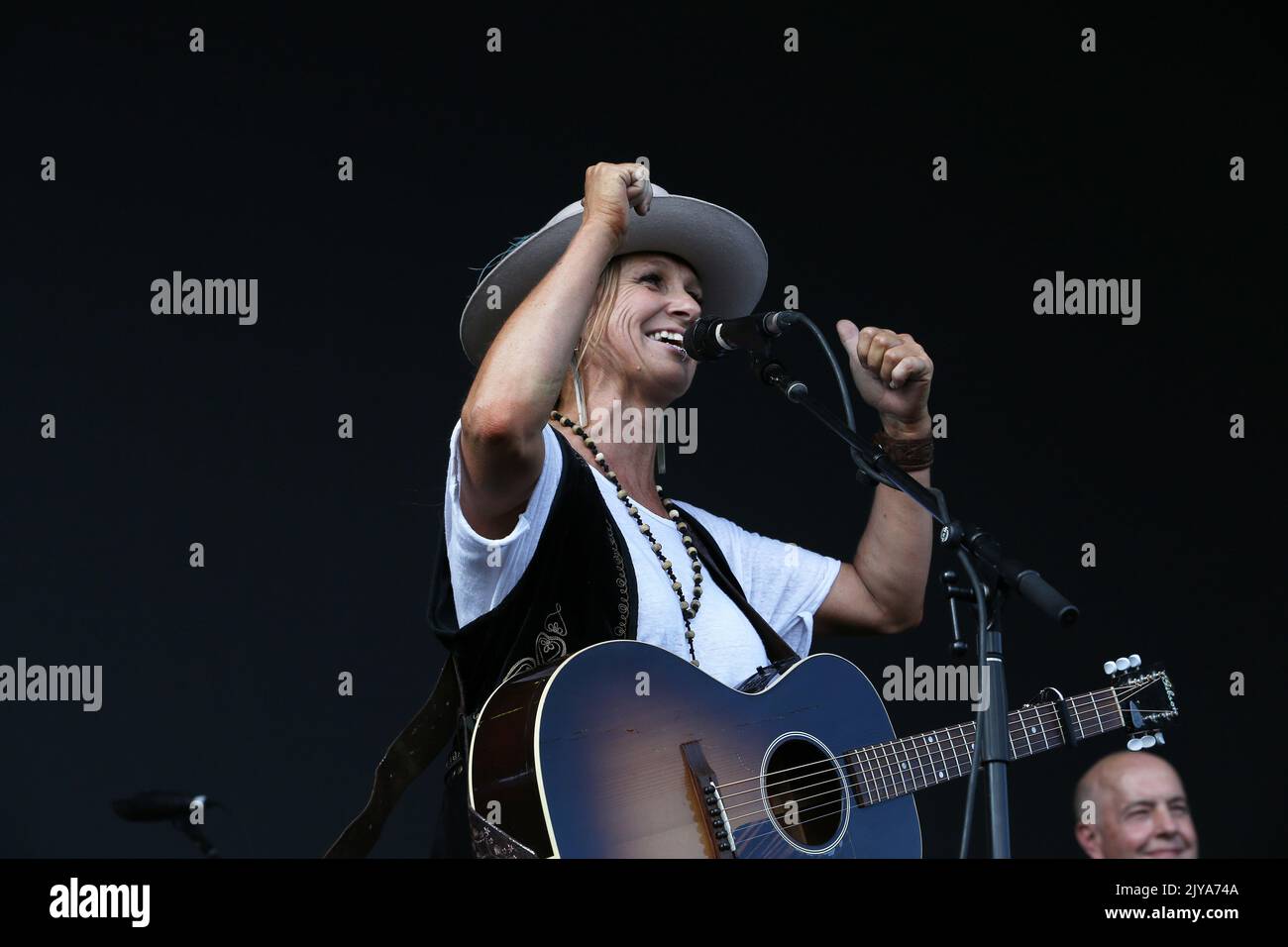 Kasey Chambers during Cold Chisel's The Blood Moon Tour 2020 concert at