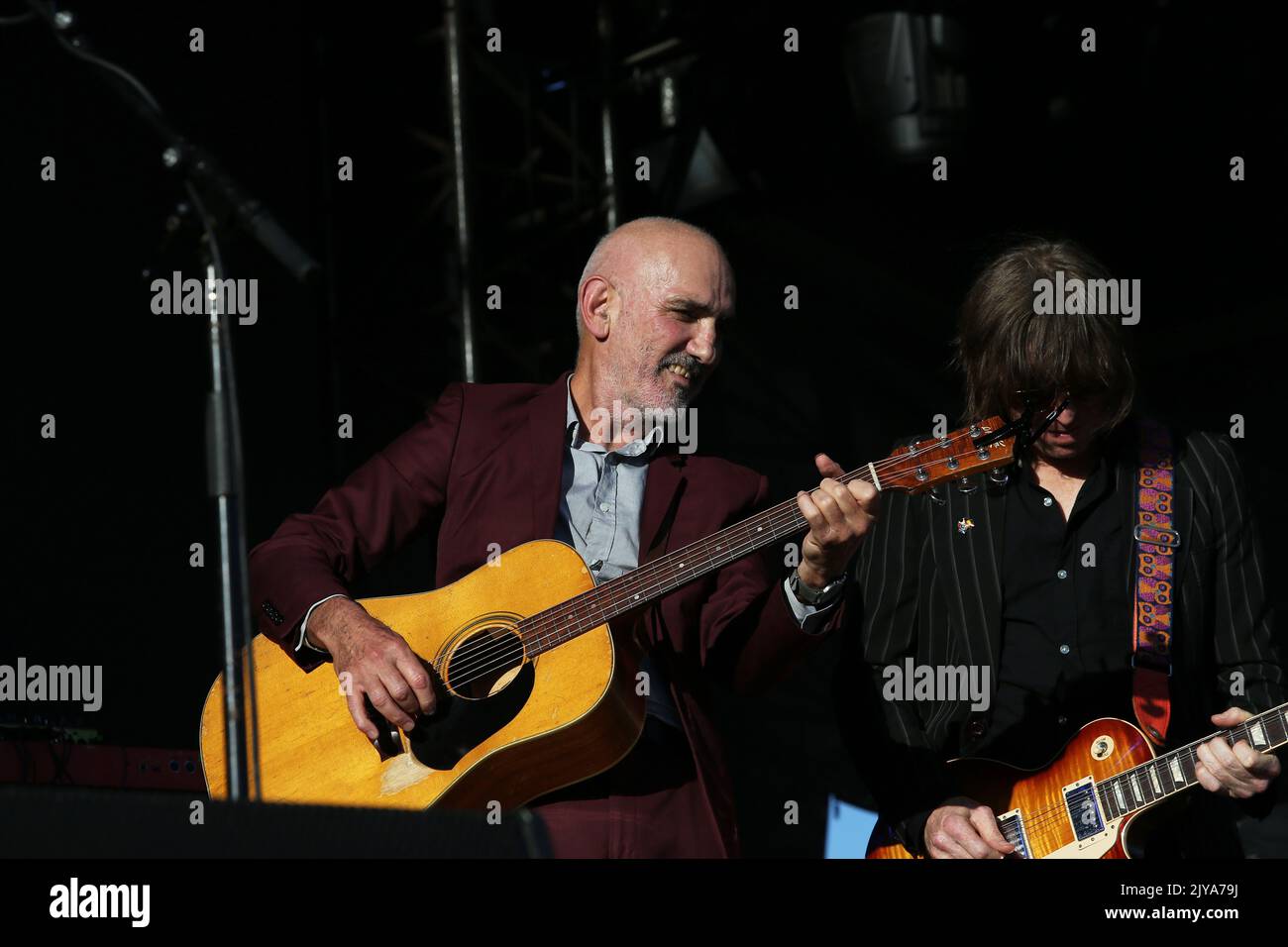 Paul Kelly during Cold Chisel's The Blood Moon Tour 2020 concert at the