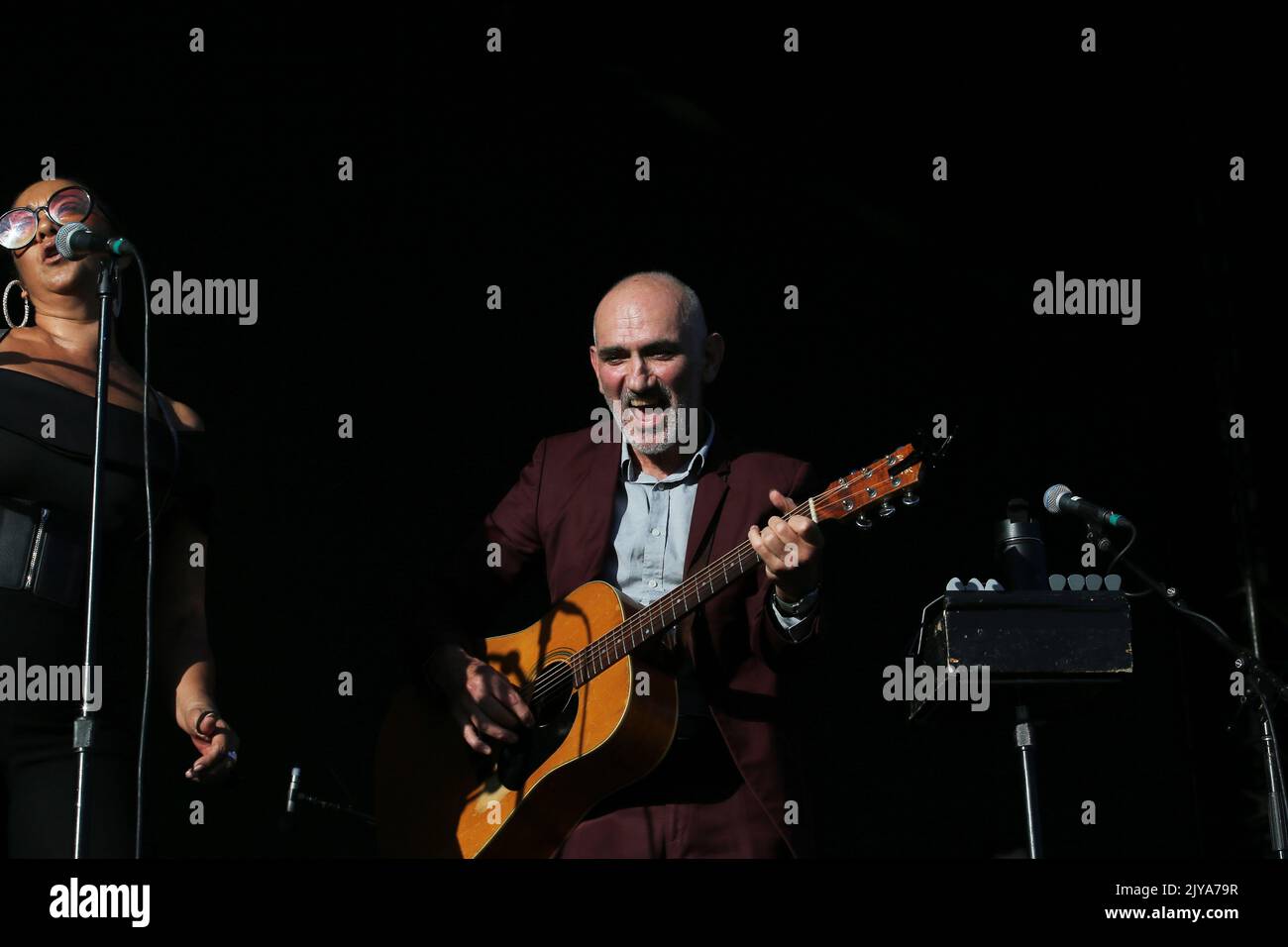 Paul Kelly during Cold Chisel's The Blood Moon Tour 2020 concert at the