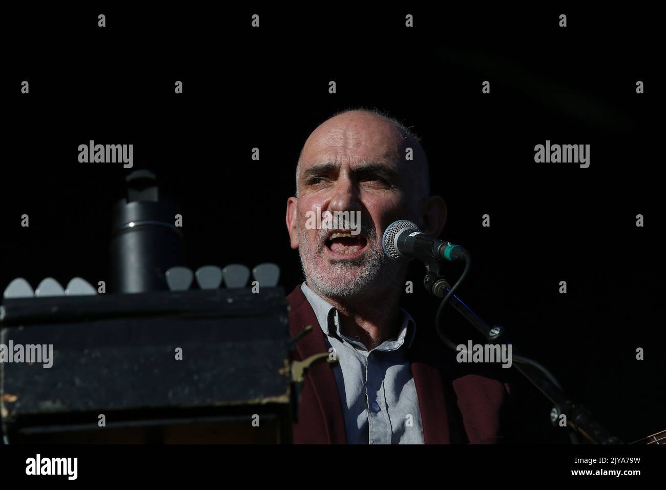 Paul Kelly during Cold Chisel's The Blood Moon Tour 2020 concert at the