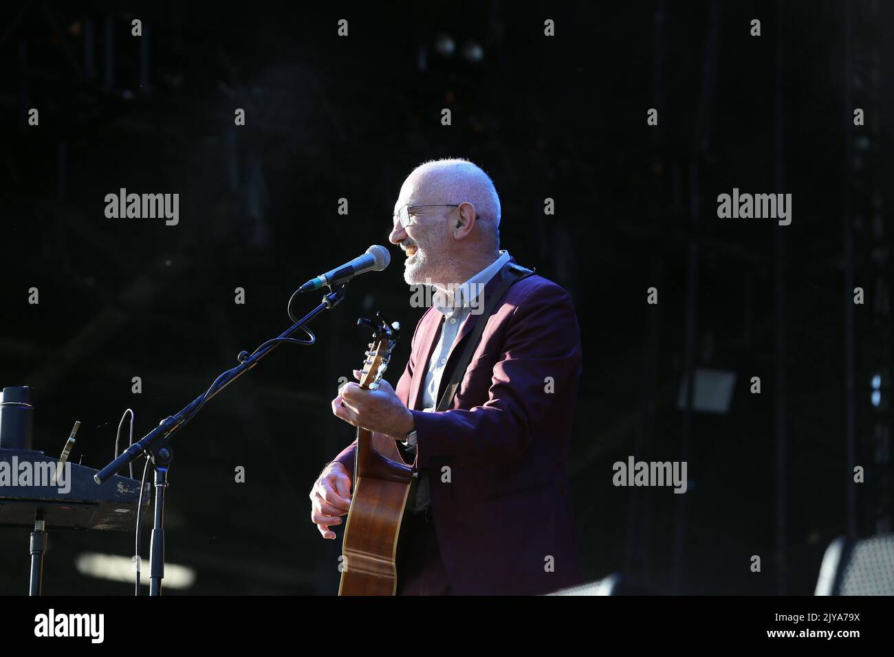 Paul Kelly during Cold Chisel's The Blood Moon Tour 2020 concert at the