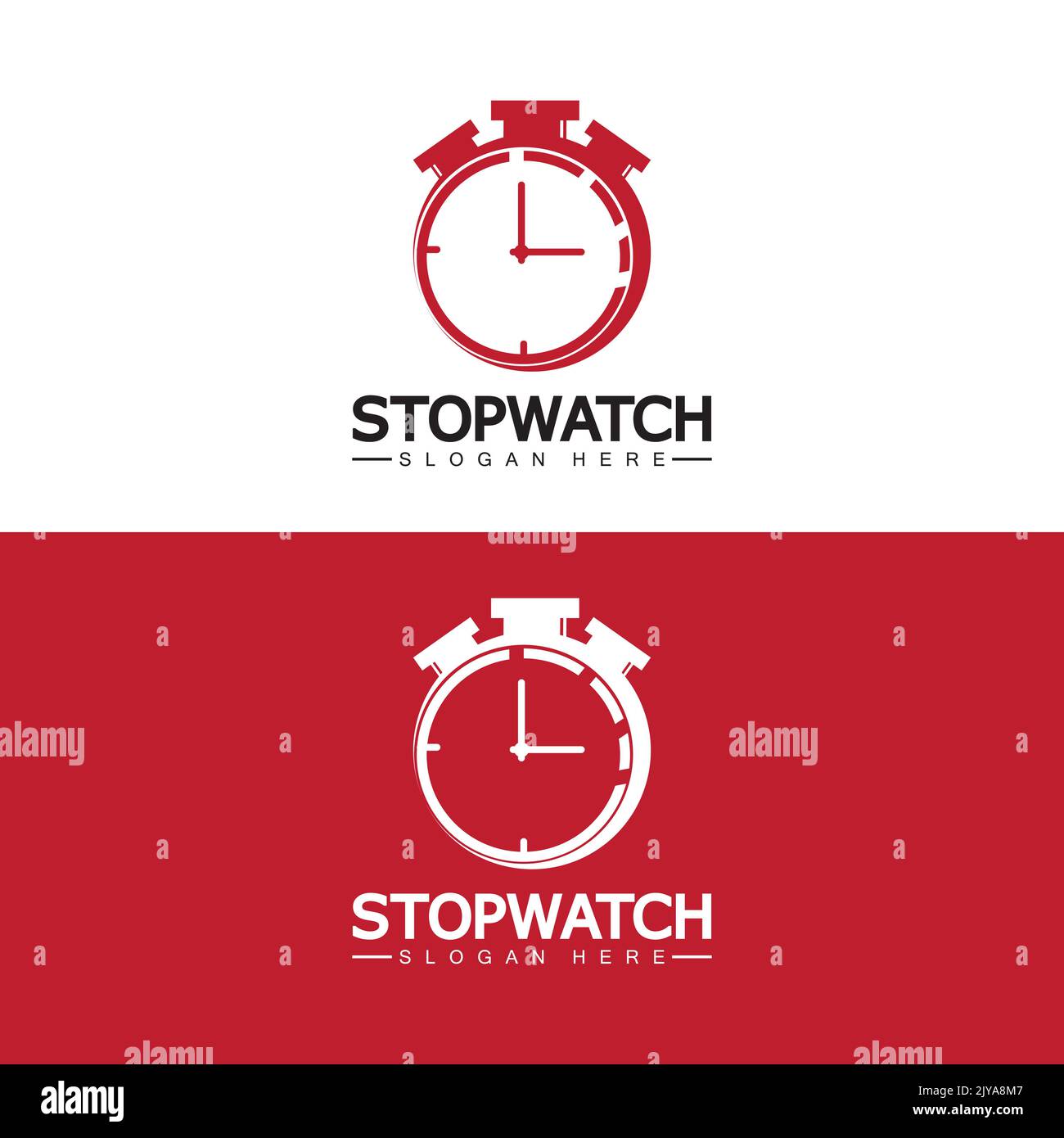 Stopwatch timer logo design vector icon symbol illustration template ...