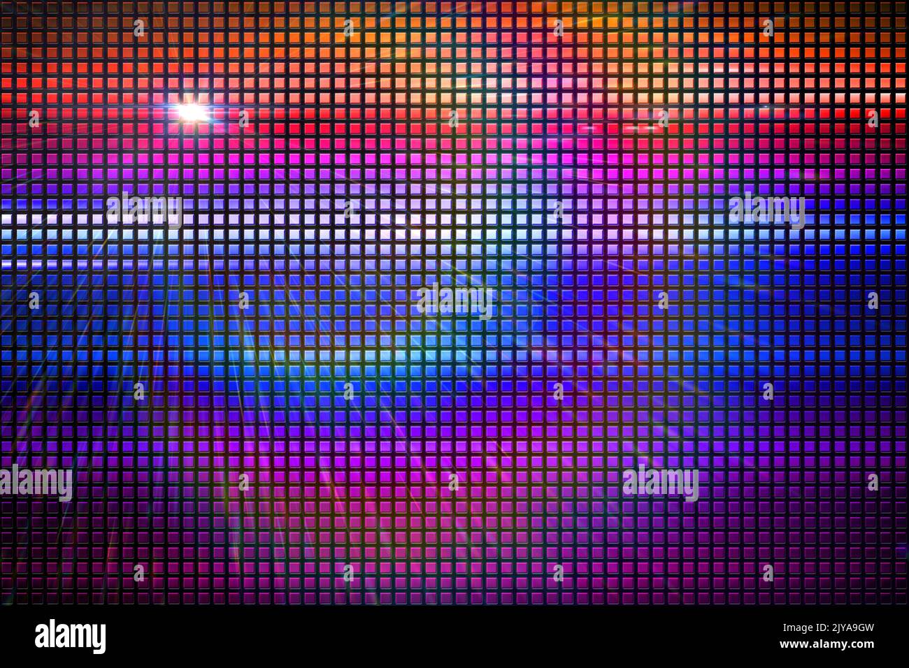 Digitally generated cool disco background in purple and pink Stock Photo