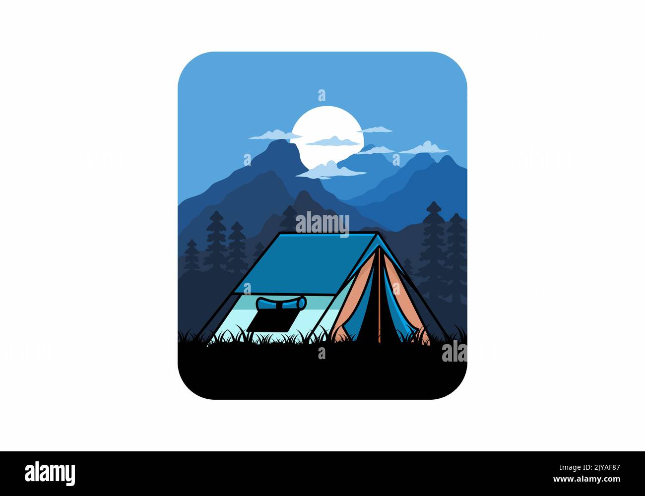 Double tent Stock Vector Images - Alamy