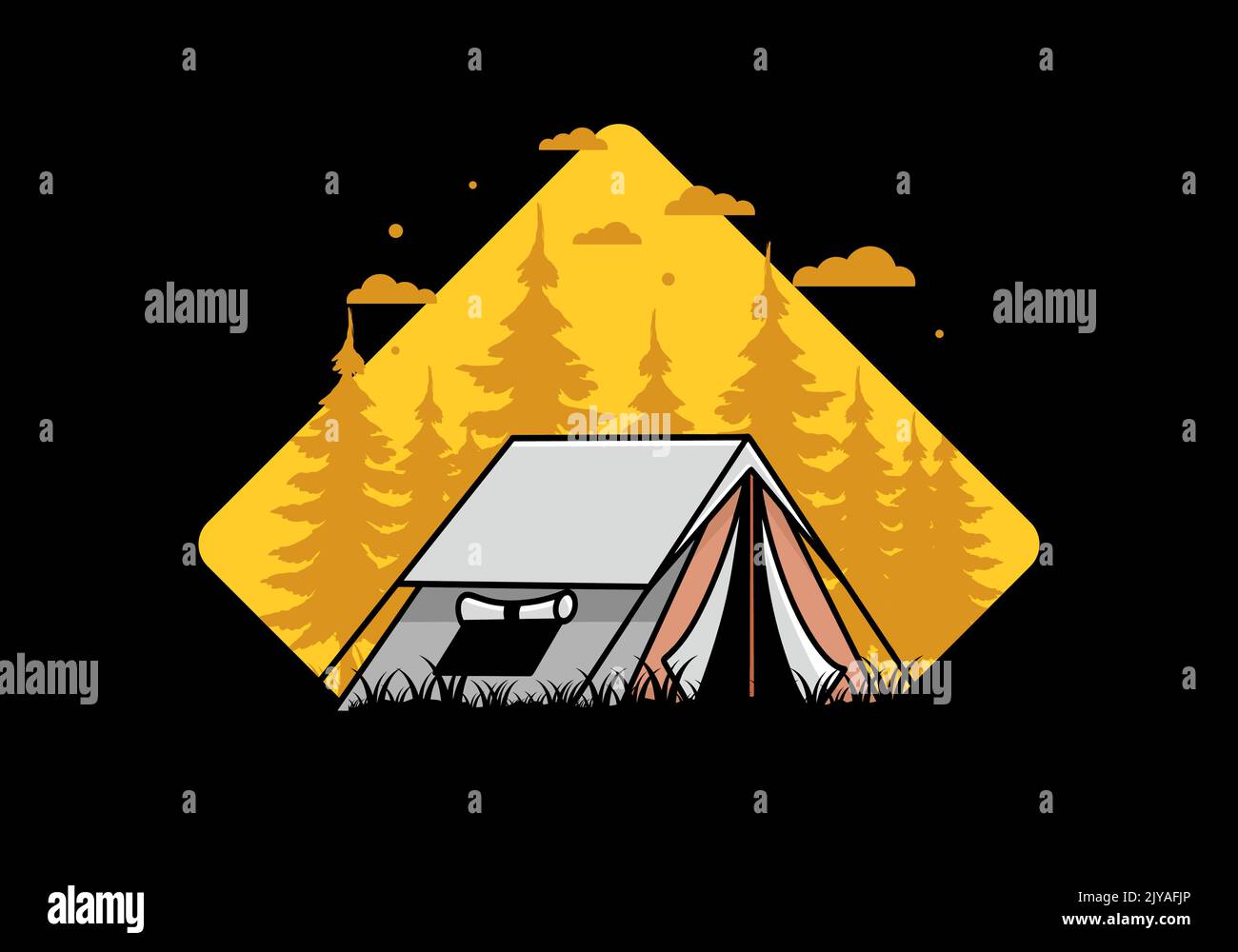 Double tent Stock Vector Images - Alamy