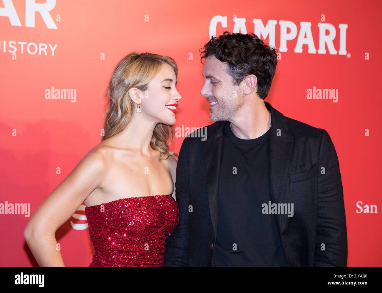 Caylee Cowan and Casey Affleck - Amfar Gala Arrivals - 3