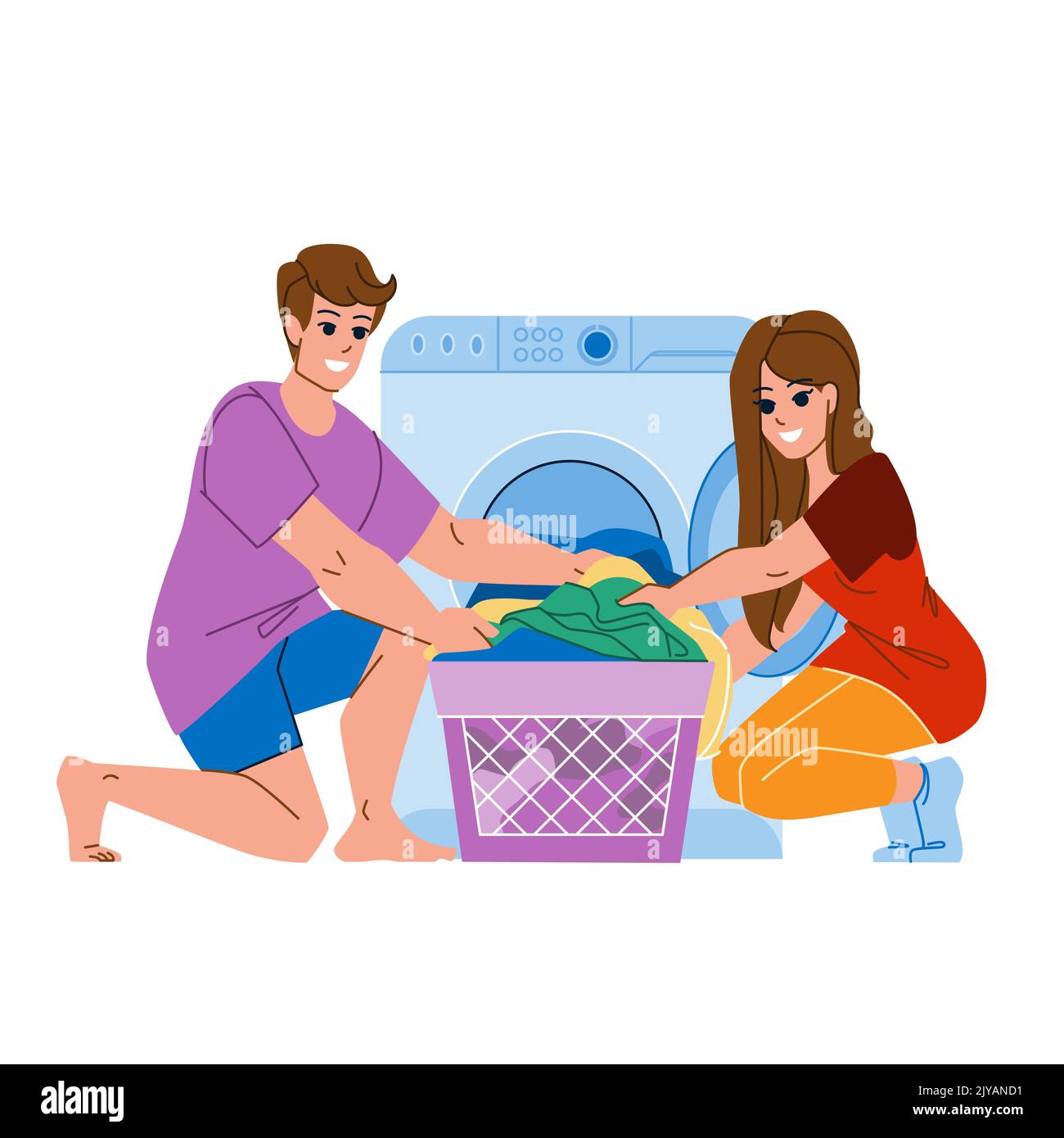 do the laundry clipart