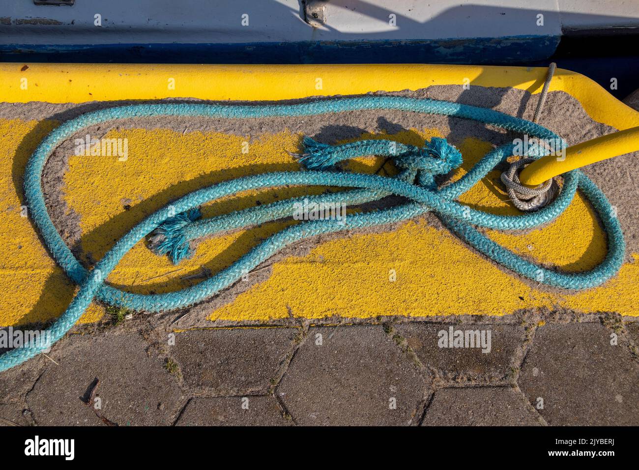 rope, harbour, Kühlungsborn, Mecklenburg-West Pomerania, Germany Stock Photo