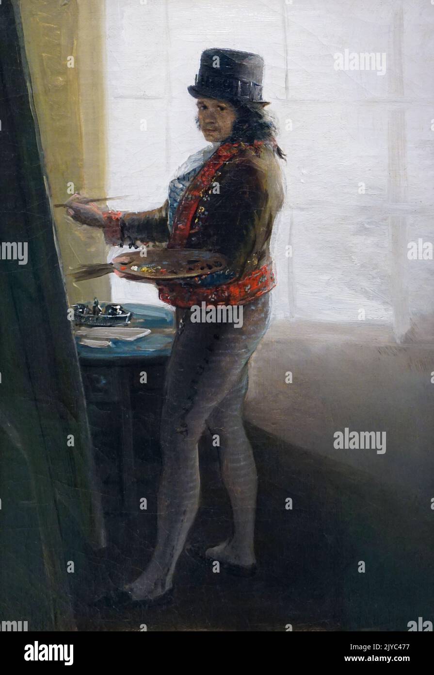 Self portrait at the easel c.1785 by Francisco de Goya (17461828