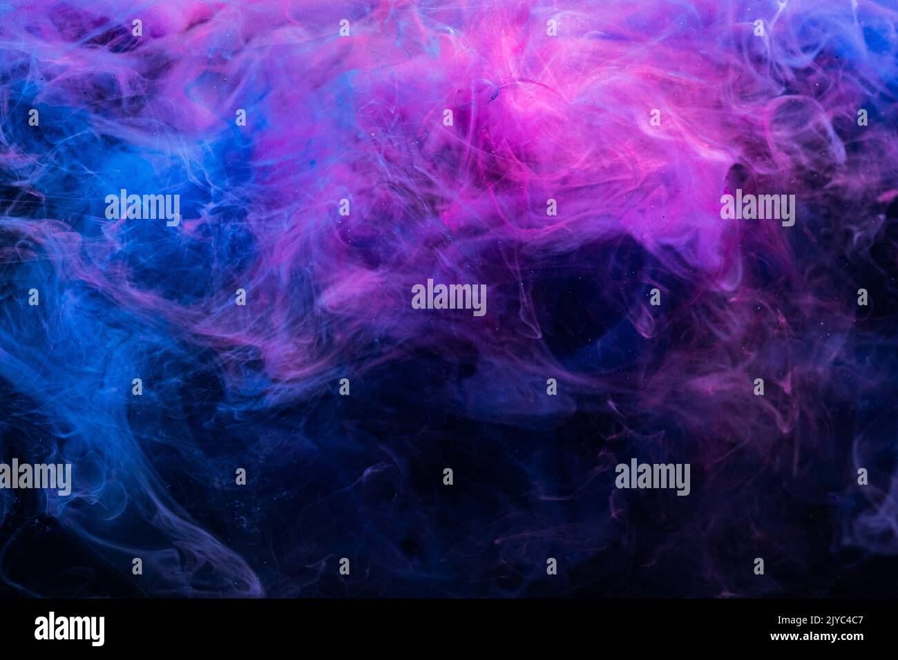 color vapor abstract background ink blue pink gas Stock Photo