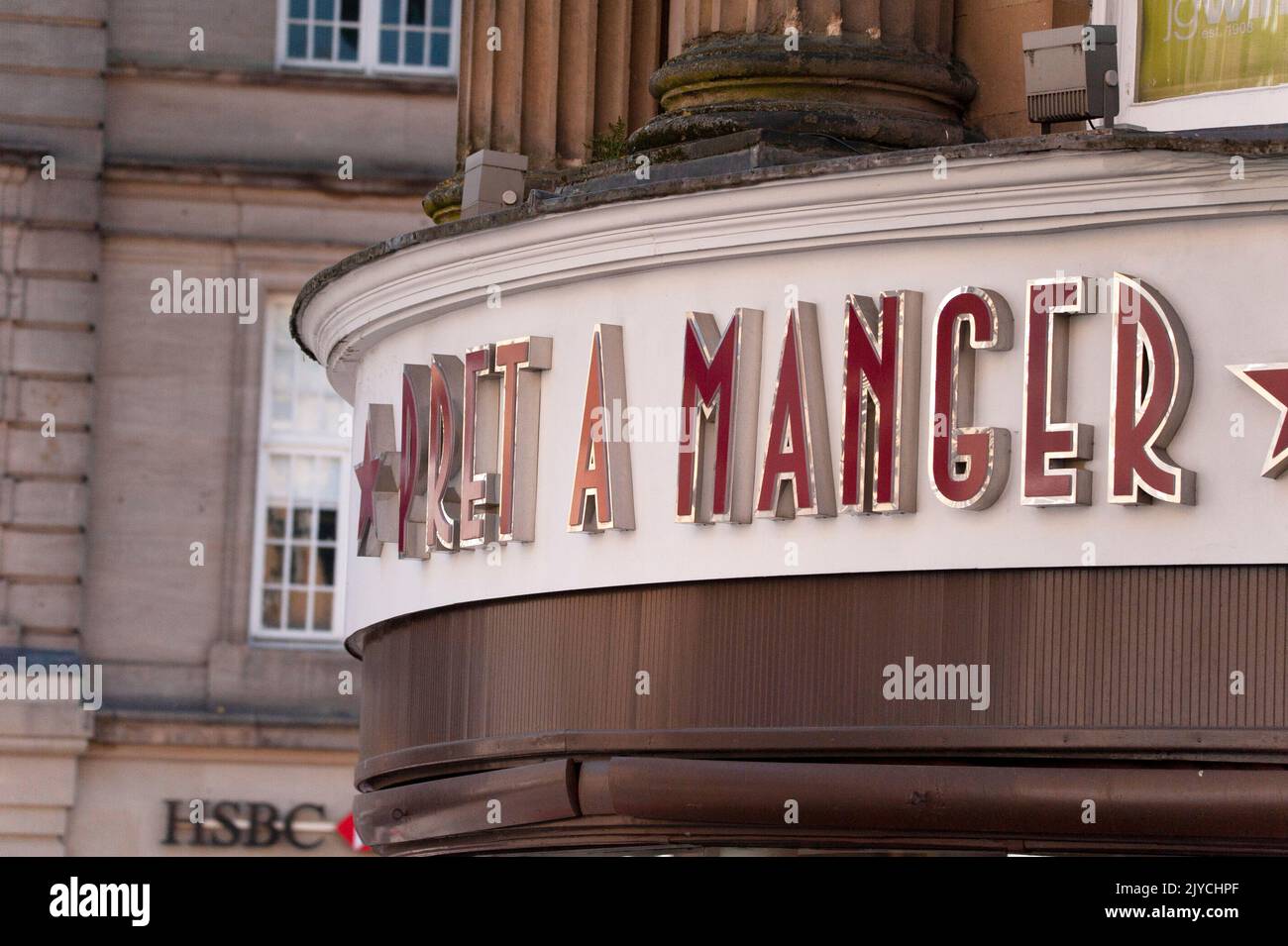 Pret a Manger, Newcastle-upon-Tyne Stock Photo