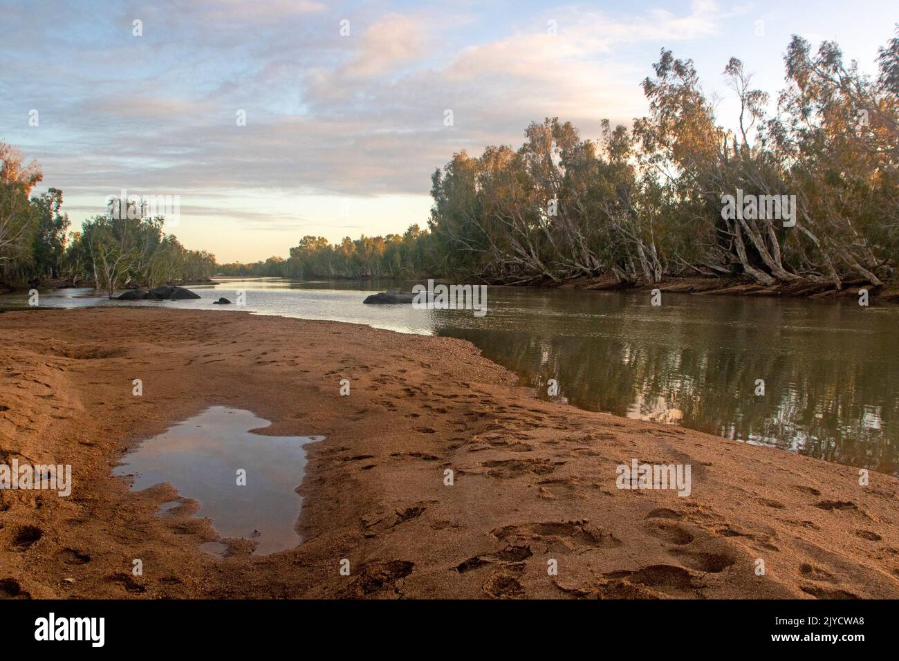 Einasleigh River in north Queensland Stock Photo