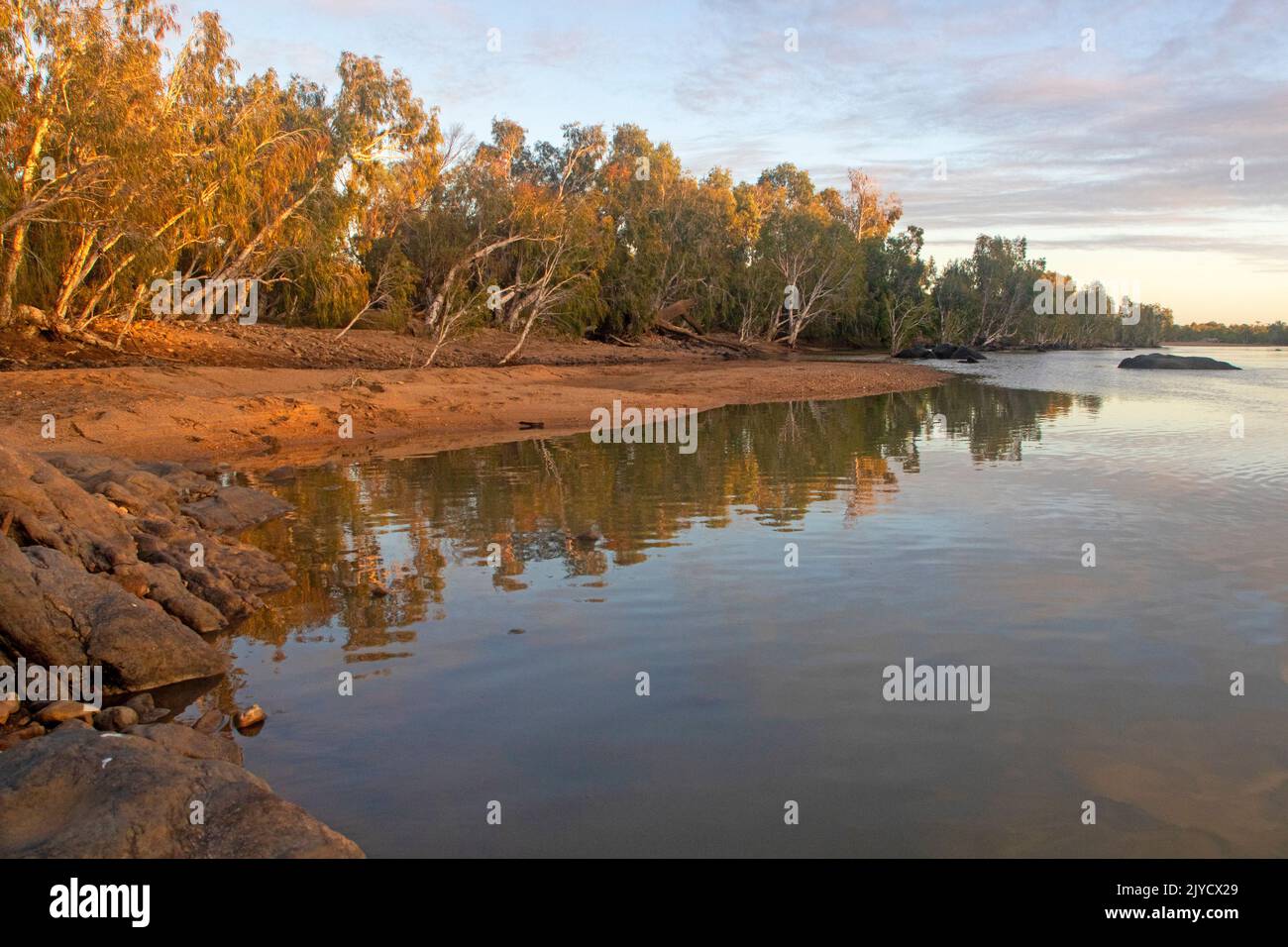 Einasleigh River in north Queensland Stock Photo