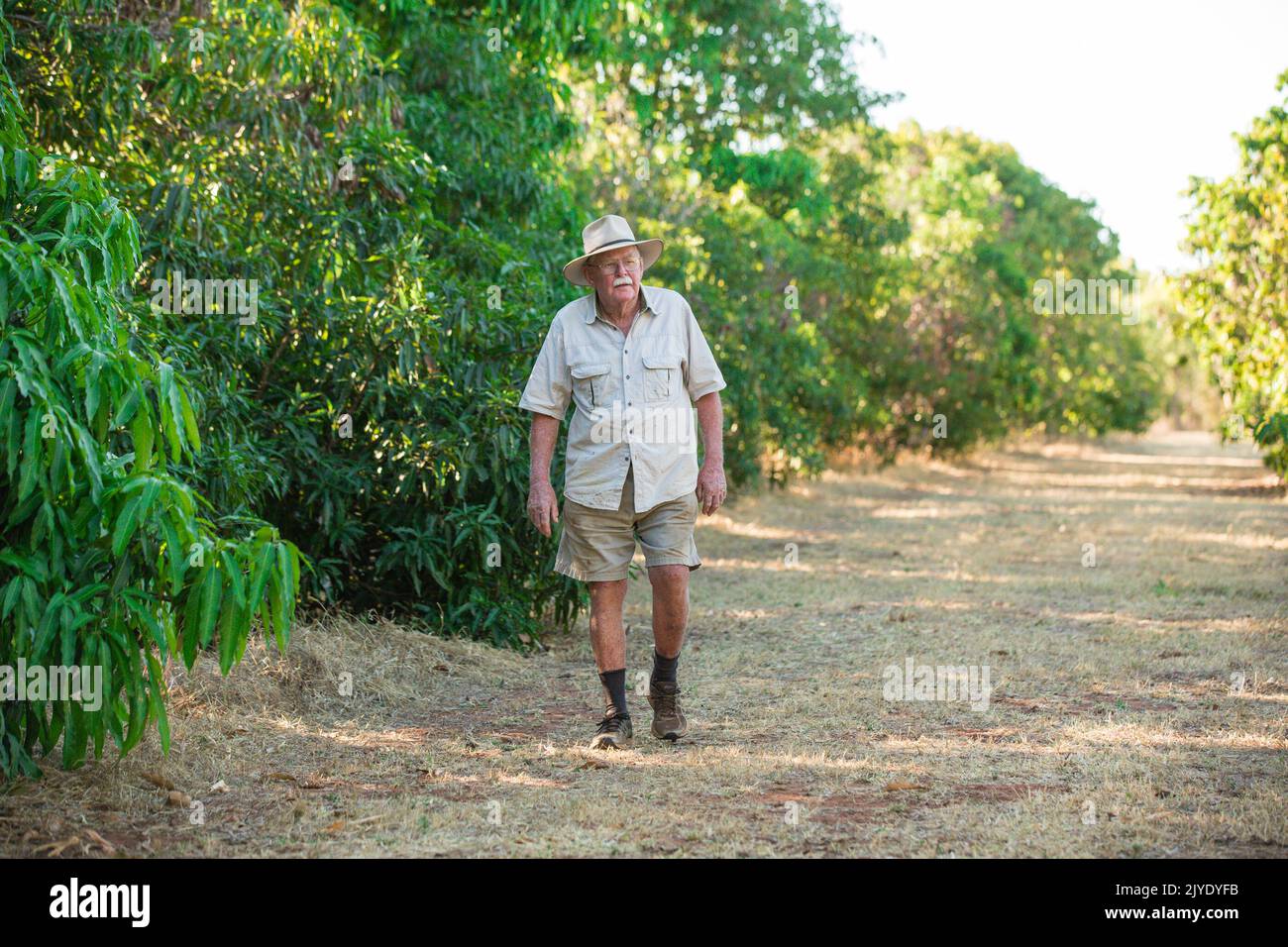Kenneth Rayner poses for a photograph at his property outside of ...