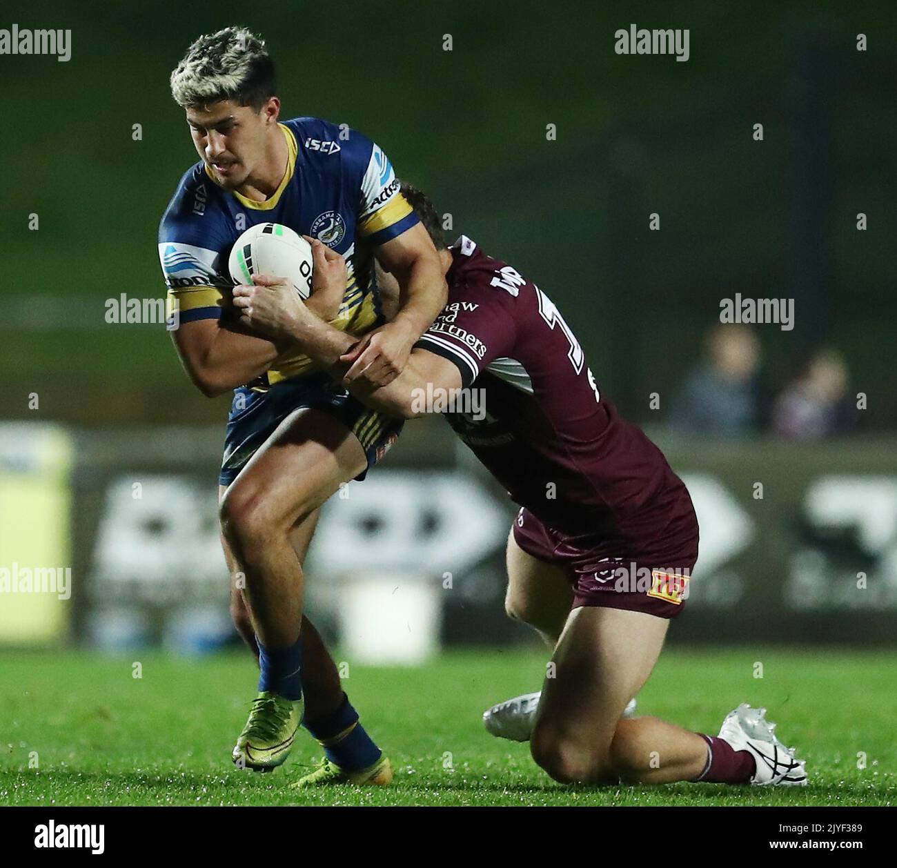 Jai Field of the Eels during the Round 10 NRL match between the Manly