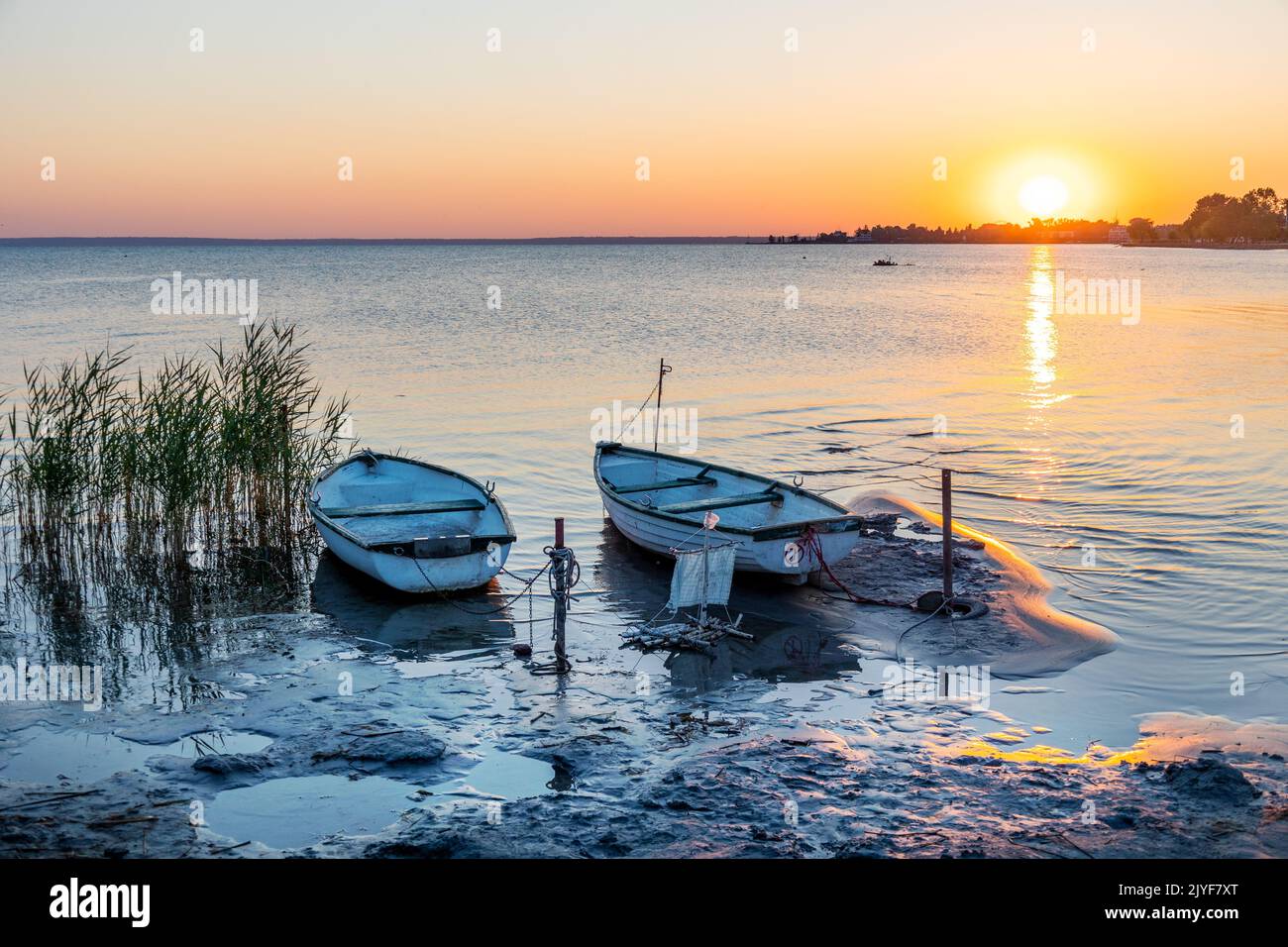 Siofok - rekreační oblast, Jezero Balaton, Maďarsko / Siofok town recreation area, Balaton lake, Hungary, Europe Stock Photo