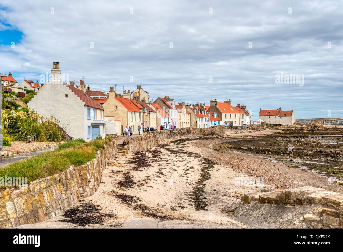 Pittenweem in the East Neuk of Fife. Stock Photo