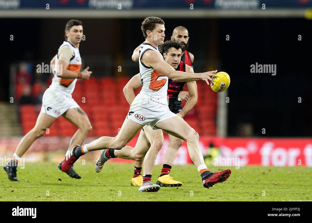 Jacob Hopper of the Giants during the Round 10 AFL match between the ...