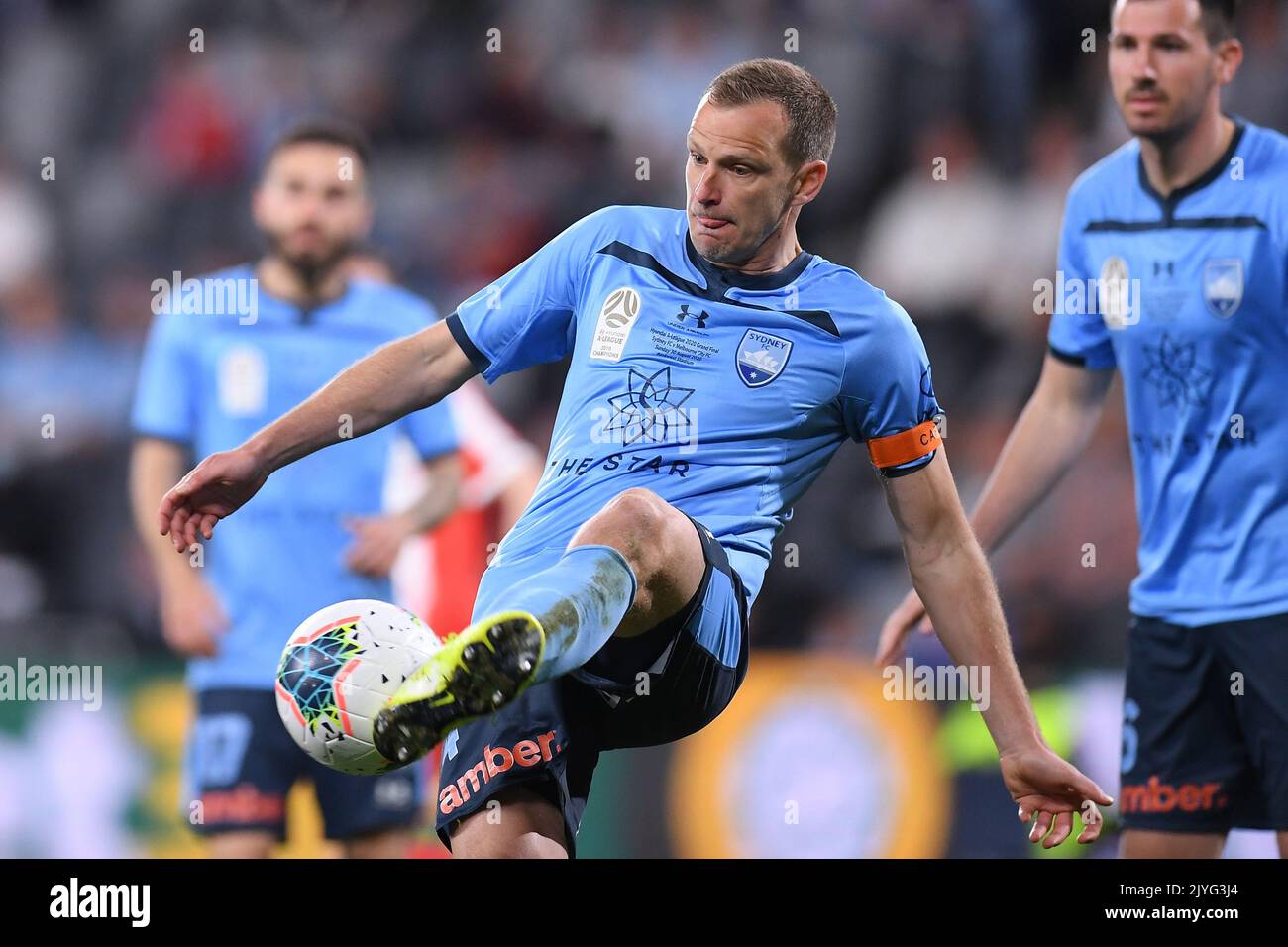 Alex Wilkinson of Sydney FC during the A-League Grand Final match ...