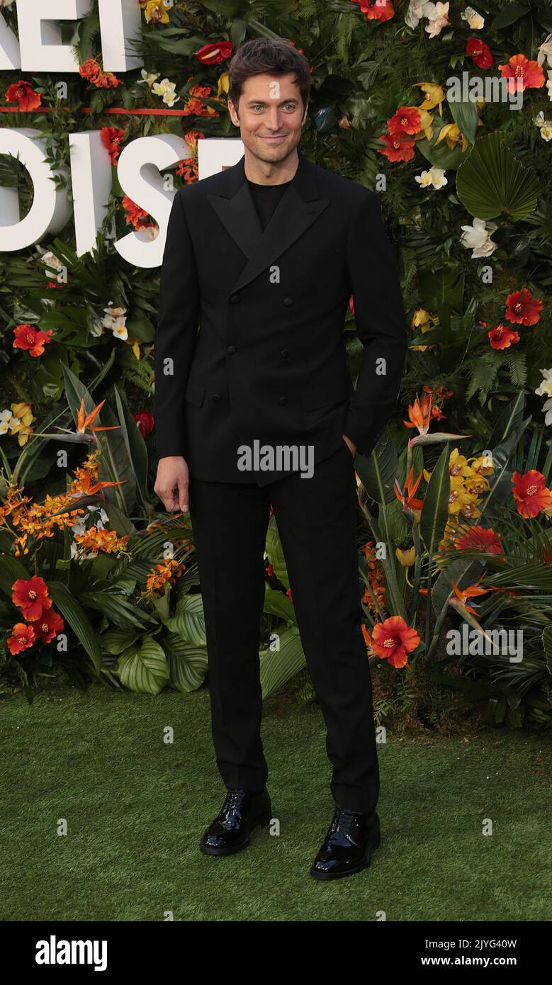 Sep 07, 2022 London, England, UK Lucas Bravo attending Ticket to